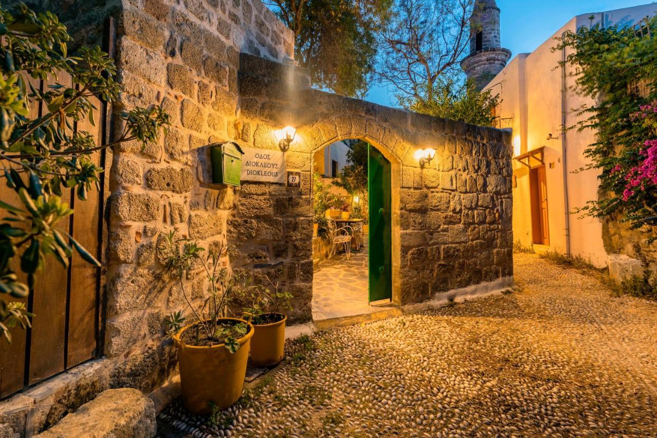 Appartement Secret Garden - Old Town à Rhodes City Extérieur photo
